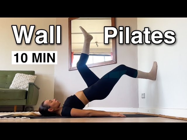 WALL PILATES WORKOUT FOR BEGINNERS  28 Day Wall Pilates Challenge / Day 6  