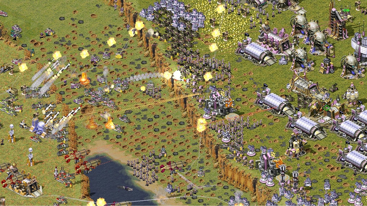 Геймплей Red Alert 2 - Красотка 34 - Кошмарный ИИ (7 против 1)