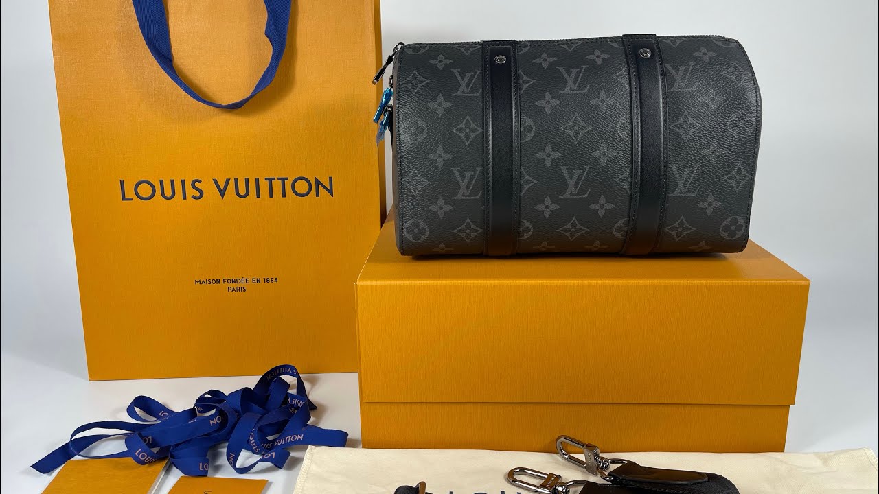 LOUIS VUITTON LOUIS VUITTON City Keepall 2way Shoulder Crossbody Bag M45936  Monogram Eclipse M45936