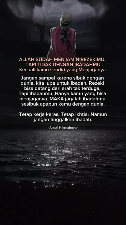 DUNIA SEMENTARA AKHIRAT SELAMANYA | MUHASABAH | TANBIH