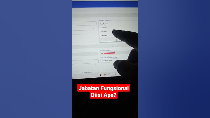 Jabatan Fungsional Diisi Apa Saat Melengkapi Profil Pendaftaran PPG 2023? #shorts