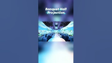 Holographic Banquet Hall Projection System | Romantic Bali Theme #weddingvenue #weddingdecoration