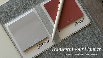 How to Get Organized with the Inbox Outbox Method | Cloth & Paper