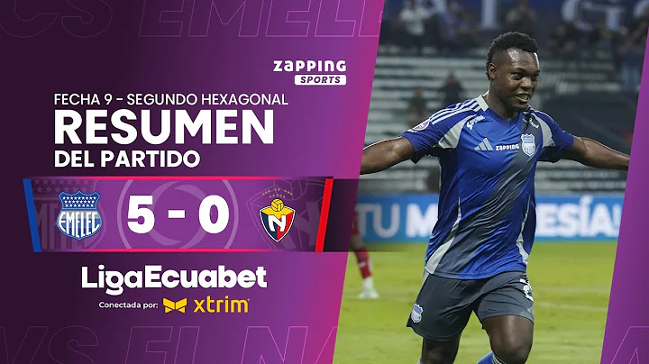 CS Emelec 5 - 0 El Nacional / Fecha 9 - Segundo Hexagonal  / Liga Ecuabet conectada por Xtrim