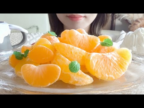 【咀嚼音】パリパリみかんを食べる【ASMR/EATINGSOUNDS】