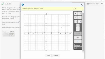 Graphing an Exponential Function in MyLab Math