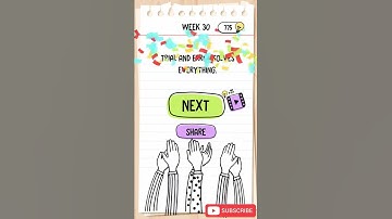 Brain Test Week 30 Light all of the buttons Walkthrough