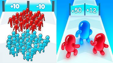 Satisfying Mobile Games Play 9999 Tiktok Games Join Clash 3D VS Join Blob Clash 3D