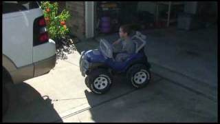 Power wheels jeep with working winch ... test1