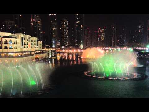 Dubai Fountain – Mon Amour – Fairouz li beirut