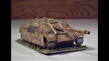 Jagdpanther scratch built 1/72 (video 11)