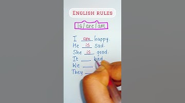 Is / am / are || English Grammar || helping verb || sentence formation