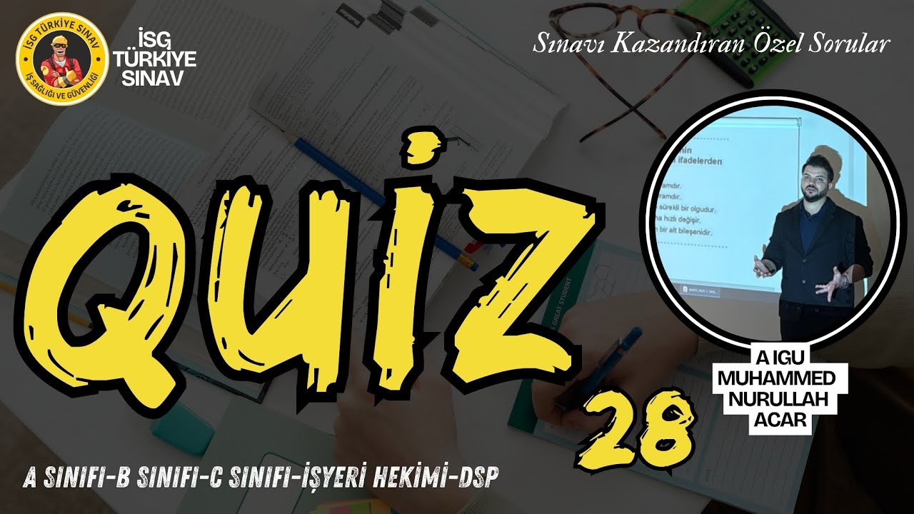 28. Quiz Soruları - 2025 İSG Aralık Sınavları