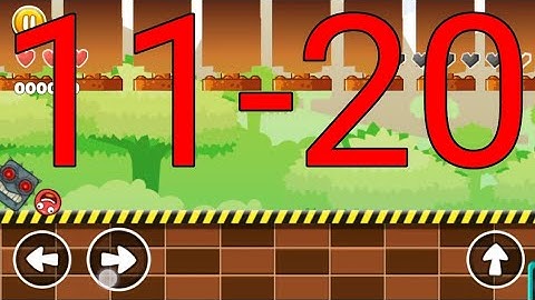 Red Ball Adventure Level 11 12 13 14 15 16 17 18 19 20 Android Walkthrough New Ball Bounce Games