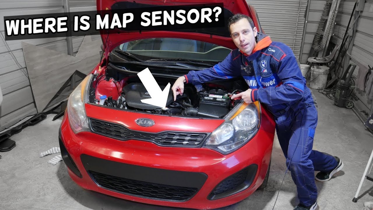 Kia Rio Map Sensor Location | Where Is The Map Sensor Kia Rio K2 - Youtube