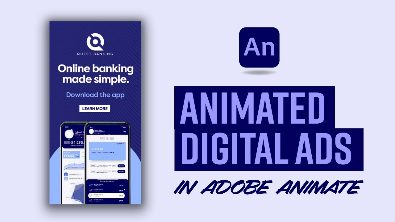 Learn how to create animated digital ads using Adobe Animate - YouTube