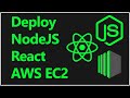 Deploy a NodeJS React app to AWS EC2 (EASY!)