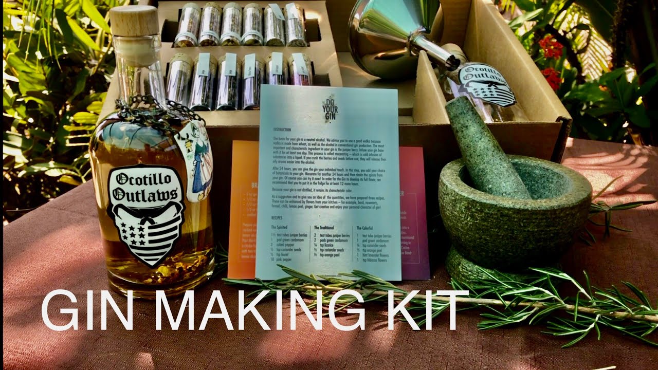 WE MAKE DANGEROUSLY GREAT GIN W/THE “DO YOUR GIN” KIT!! 