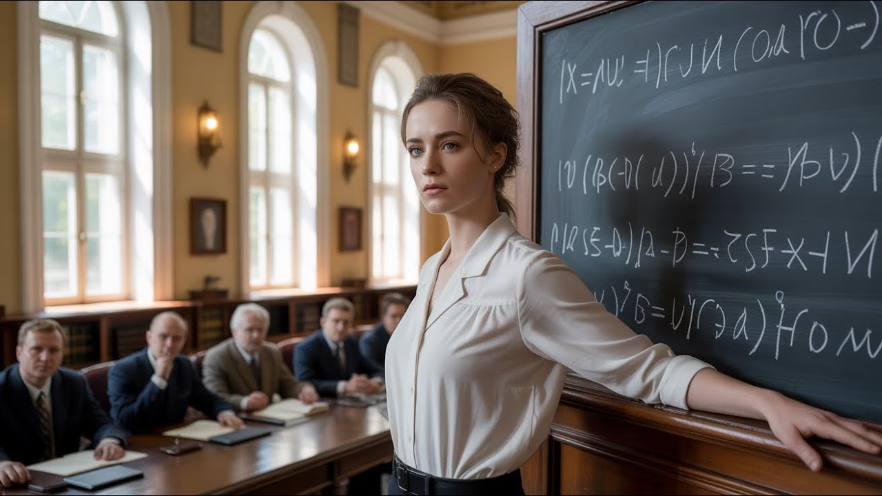 „Nie zrozumiesz tego równania” — powiedział profesor. Odpowiedziała: „to moje równanie”.