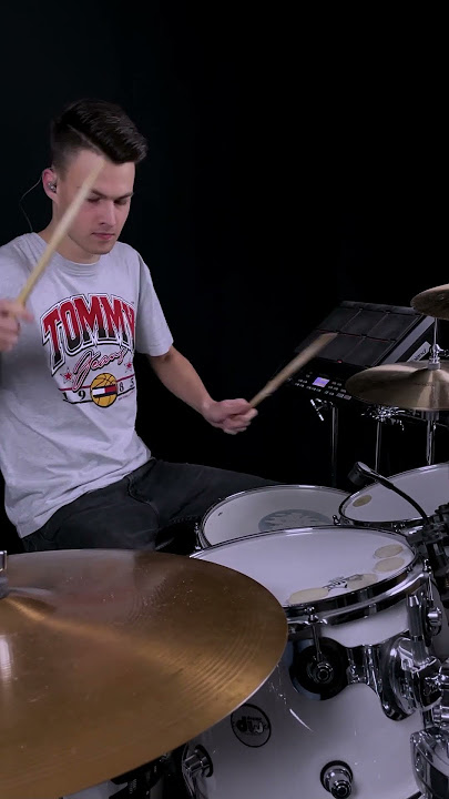 iphone ringtone sound on my drums | #shorts