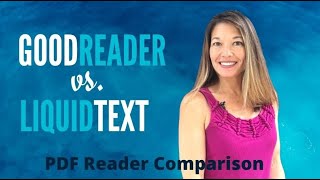 Comparison of PDF Readers: GoodReader and LiquidText screenshot 1