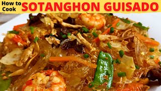 SOTANGHON GUISADO | Pinoy Style Stir Fried Glass Noodle | Sauteed VERMICELLI Noodles