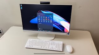 Unboxing- HP 27" All-in-One Touchscreen Desktop - 13th Gen Intel Core i7-1355U - 1080p - Windows 11