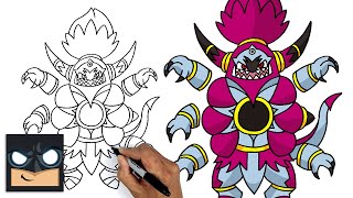 how to draw pokemon hoopa un bound