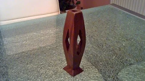 How to make a Small Wood Vase - woodworking