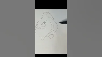 How To Draw Piranhas Fish Shorts Short Animals 