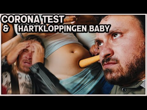 CORONA TEST! & Hartkloppingen van de baby proberen te horen! - Vloggende vader #17