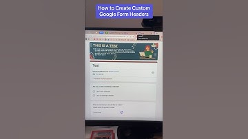 how to create custom google form headers!! #teachers #googleforms #canva