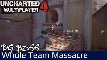 Epic Whole Team Massacre in Command | Uncharted 4 Multiplayer