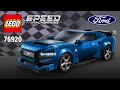 Lego speed champions ford mustang dark horse sports car 76920344 pcs building instructions  tbb