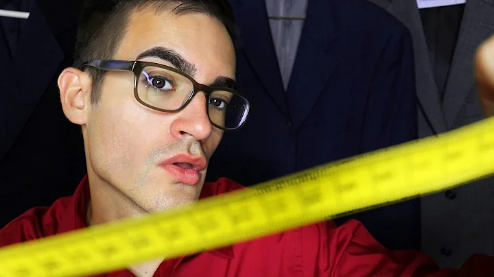 Professional Men's Tailor Suit Fitting ASMR RolePlay: Sewing, Measuring