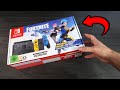 el UNBOXING de la Nintendo SWITCH edición FORTNITE 😎 (viene SKIN EXCLUSIVA)