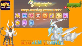 Mã quà chào mừng Pokemon SS thứ 7 - Kyurem Trắng | Mega Huyền Thoại | Pokemon 6v6