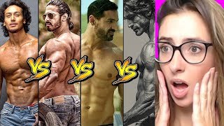 Who Has The Best Body - Hrithik VS John VS Tiger VS Vidyut VS Anoop VS Sahil Reaction
