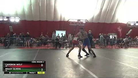 Junior Boys 182 Cameron Wolf WI Vs Brady Elvers WI