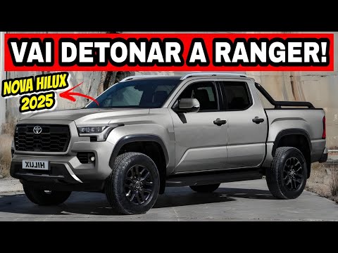 NOVA TOYOTA HILUX 2025 VAI ATERRORIZAR S10, RANGER E AMAROK NO BRASIL!