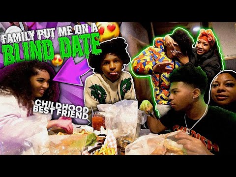 MY FAMILY PUT ME ON A BLIND DATE WITH MY CHILD HOOD BEST FRIEND! (Yikes)