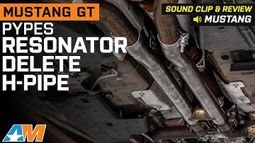 2015-2023 Mustang GT Pypes Cut and Clamp Resonator Delete H-Pipe Review & Sound Clip