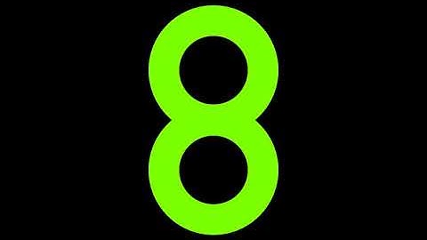 The number 8 from 36 Days of Type