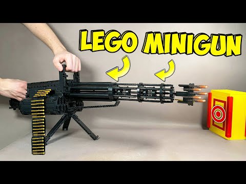 WORKING LEGO Minigun / Lego Gun Tutorial