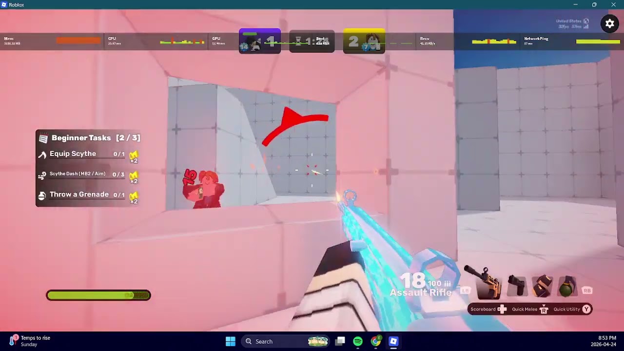 Playing Rivals with my friend