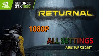 Returnal PC Gameplay Test [All Graphics Preset] | GTX 1650 | i5-9300H