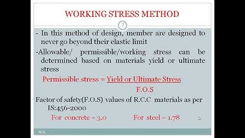 METHODS OF DESIGN OF R.C STRUCTURES