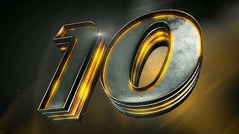 Countdown Timer Animation 10 To 0 | Logo Intro | 3D Logo | Logo Opener | Animation Logo