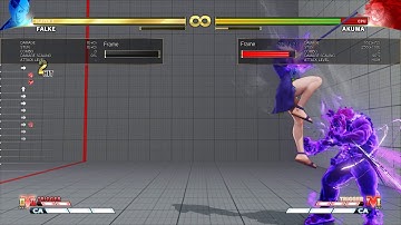 SFVCE: Falke Air Shot Sample Combos