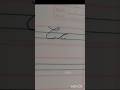 cursive letters C & c# calligraphic letters #easy method #short vedio